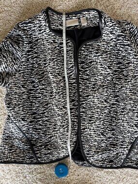 Black and white Chico's jacket